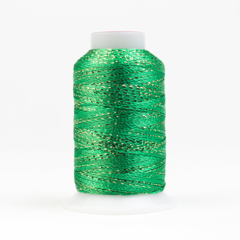 GM68 - GlaMore™ 12wt Rayon and Metallic Foam Green Thread WonderFil