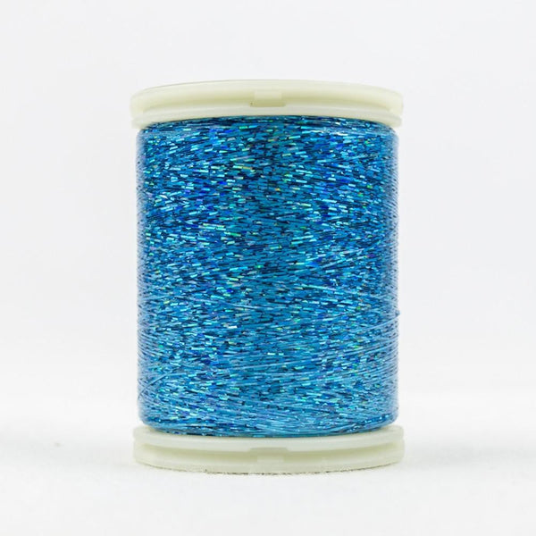 HC8157 - Hologram™ Polyester Slitted Blue Thread WonderFil
