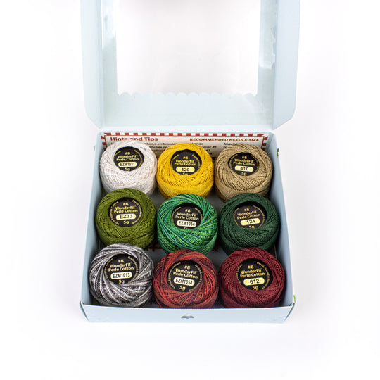 Eleganza™️ 8wt Perle Cotton Holiday Pack WonderFil Europe