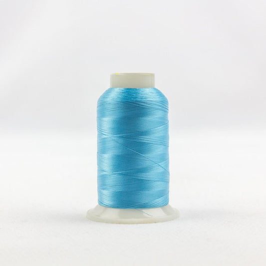 IF716 - InvisaFil™ 100wt Cottonized Polyester Bright Turquoise Thread WonderFil