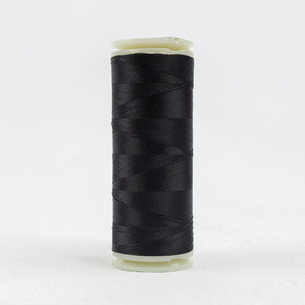 IF101 - InvisaFil™ 100wt Cottonized Polyester Black Thread WonderFil