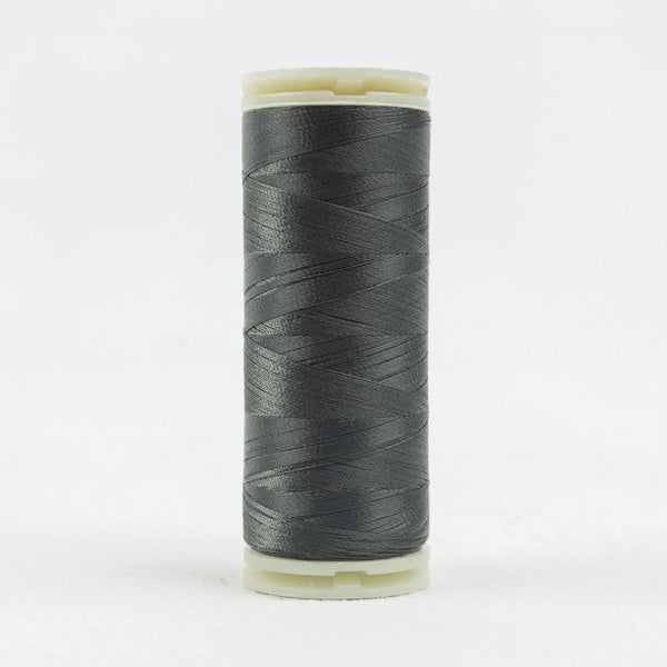 IF122 - InvisaFil™ 100wt Cottonized Polyester Dark Grey Thread WonderFil
