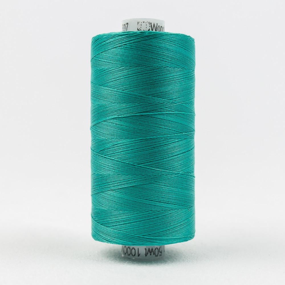 KT607 - Konfetti™ 50wt Egyptian Cotton Teal Thread WonderFil