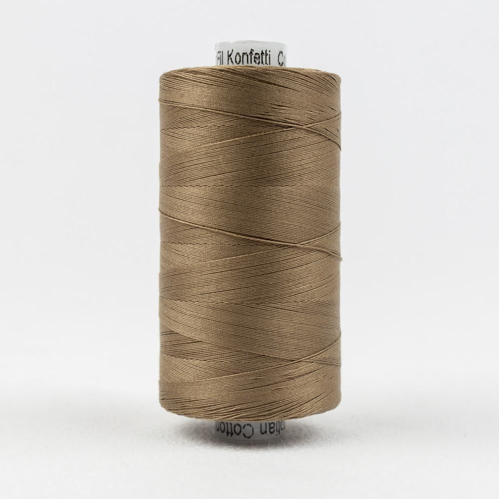 KT801 - Konfetti™ 50wt Egyptian Cotton Brown Thread WonderFil