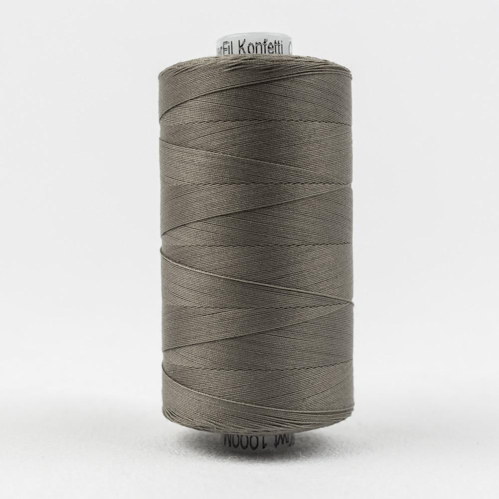 KT804 - Konfetti™ 50wt Egyptian Cotton Brown Grey Thread WonderFil