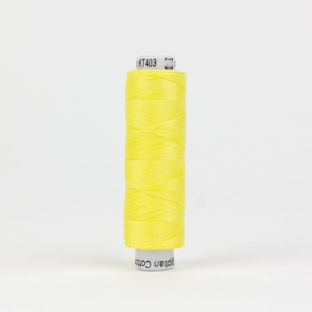 KT403 - Konfetti™ 50wt Egyptian Cotton Yellow Thread WonderFil