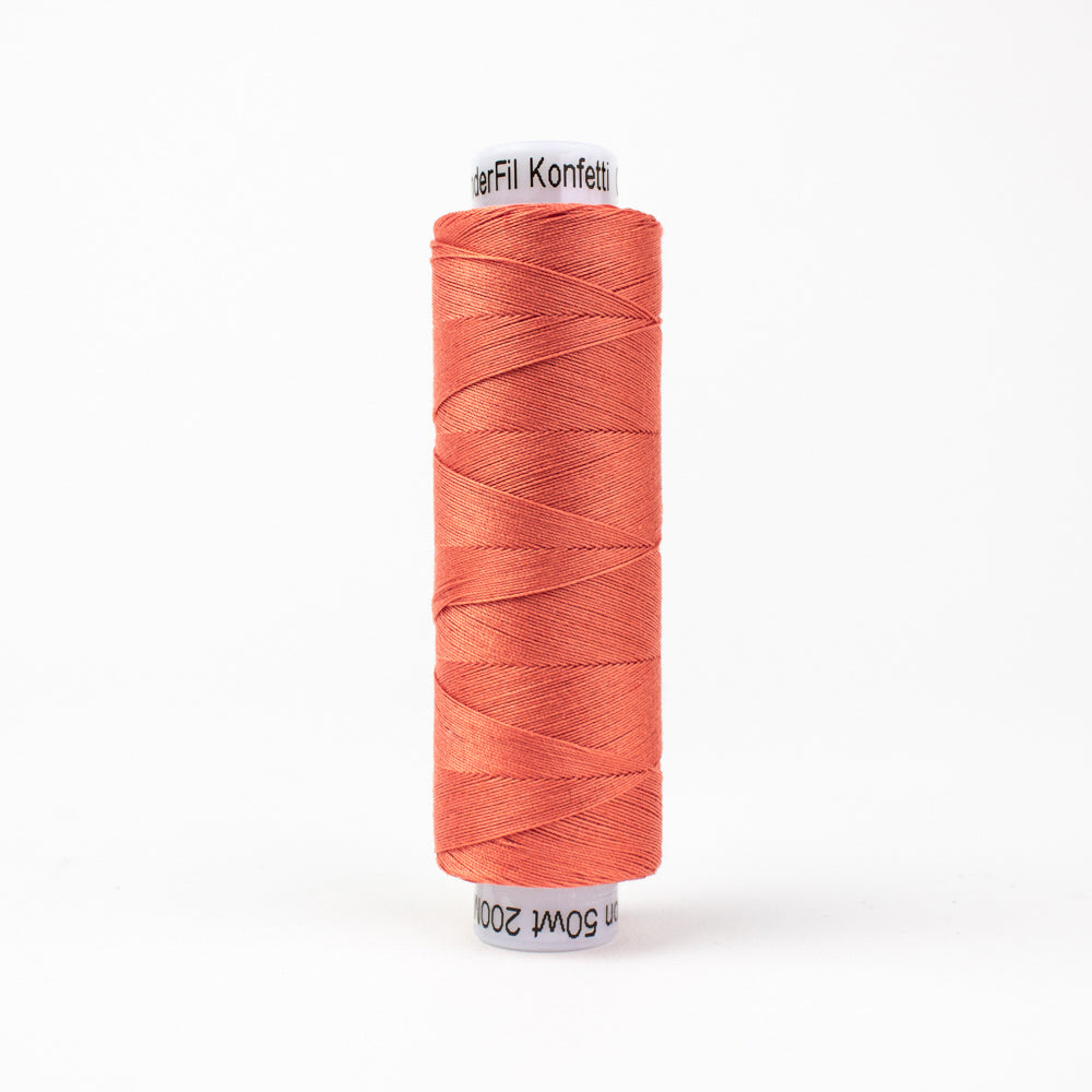 KT418 - Konfetti™ 50wt Egyptian Cotton Thread Salmon WonderFil