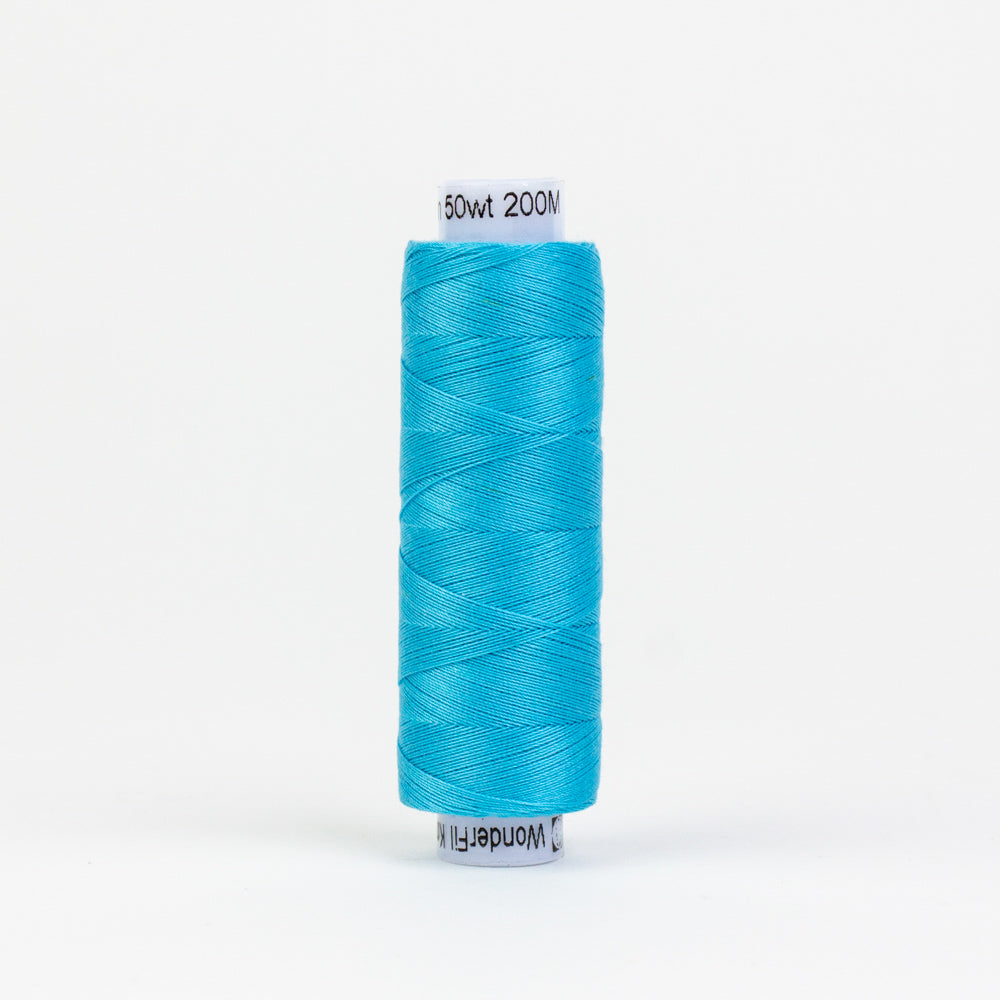 KT608 - Konfetti™ 50wt Egyptian Cotton Medium Peacock Blue Thread WonderFil