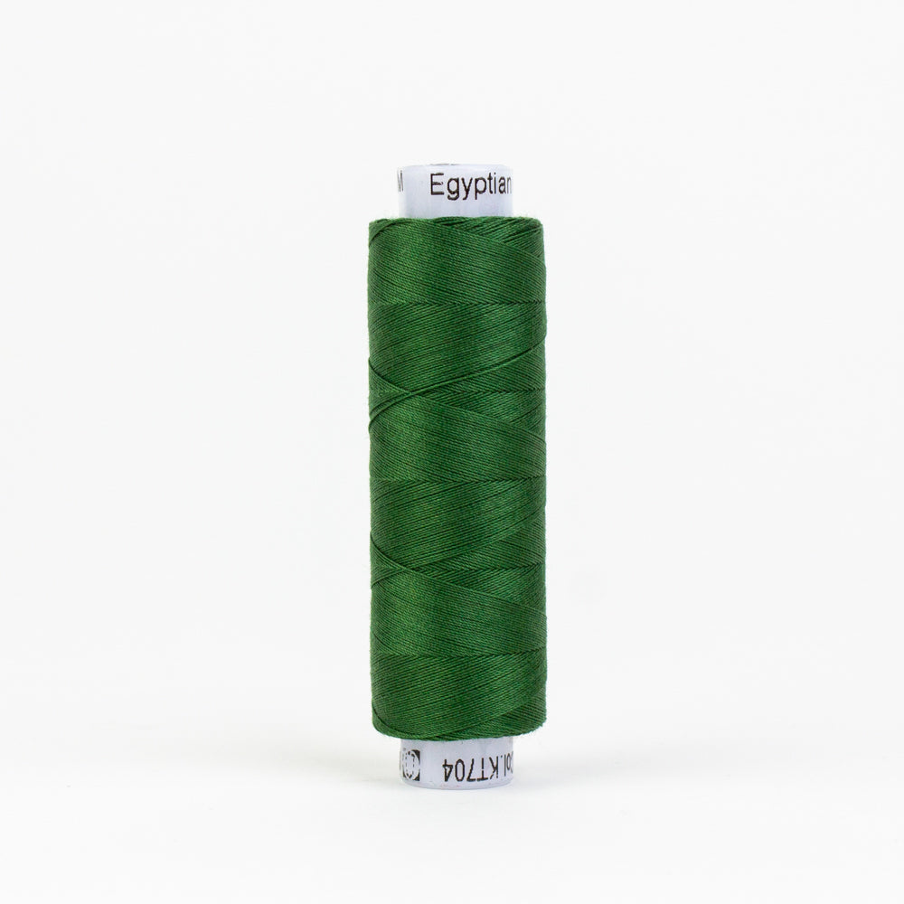 KT704 - Konfetti™ 50wt Egyptian Cotton Dark Christmas Green Thread WonderFil