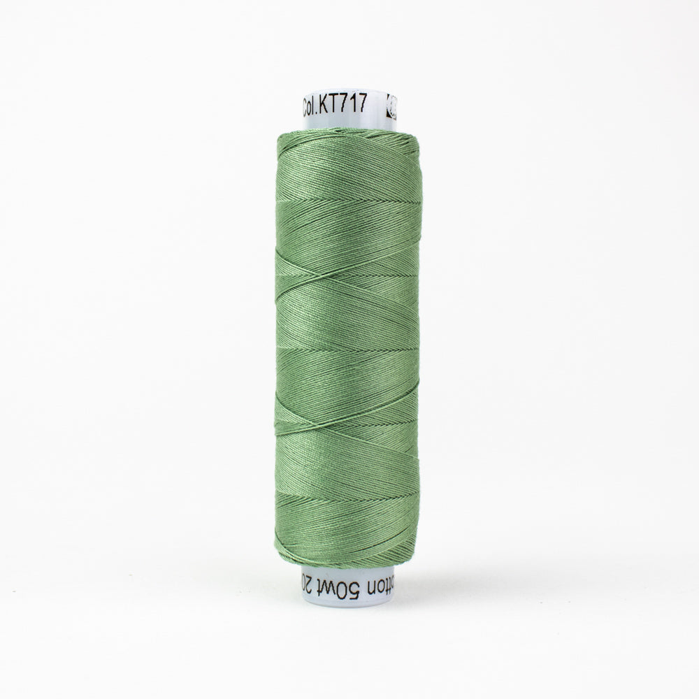 KT717 - Konfetti™ 50wt Egyptian Cotton Thread Army Green WonderFil