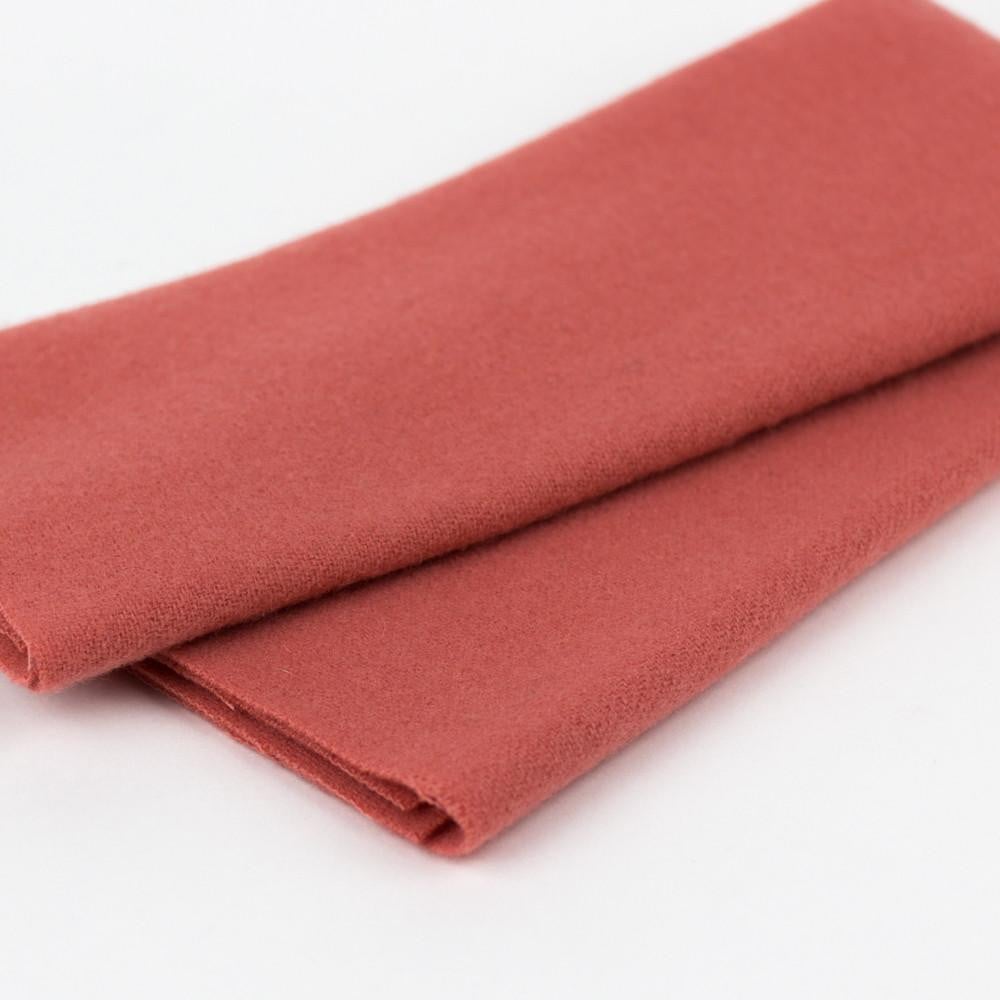 LN25 - Salmon Merino Wool Fabric WonderFil