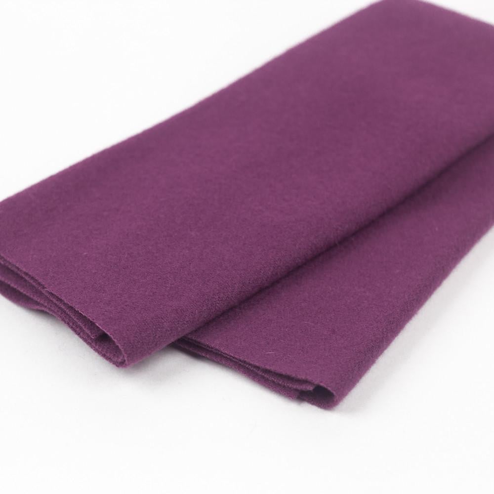 LN38 - Plum Merino Wool Fabric WonderFil