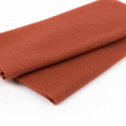 LN48 - Persimmon Merino Wool Fabric WonderFil