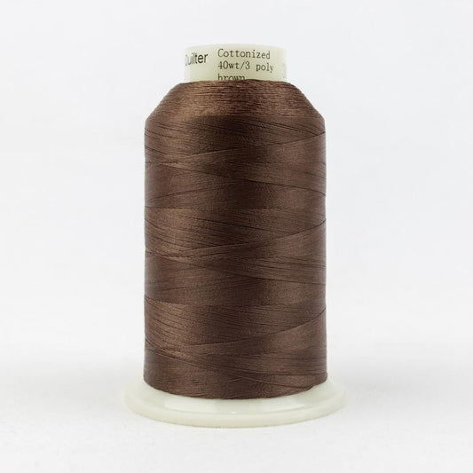 MQ14 - Master Quilter™ 40wt All Purpose Brown Polyester Thread WonderFil