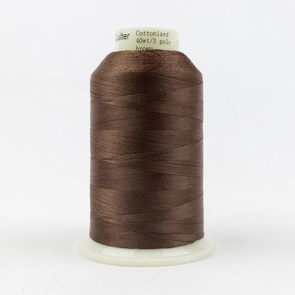 MQ14 - Master Quilter™ 40wt All Purpose Brown Polyester Thread WonderFil