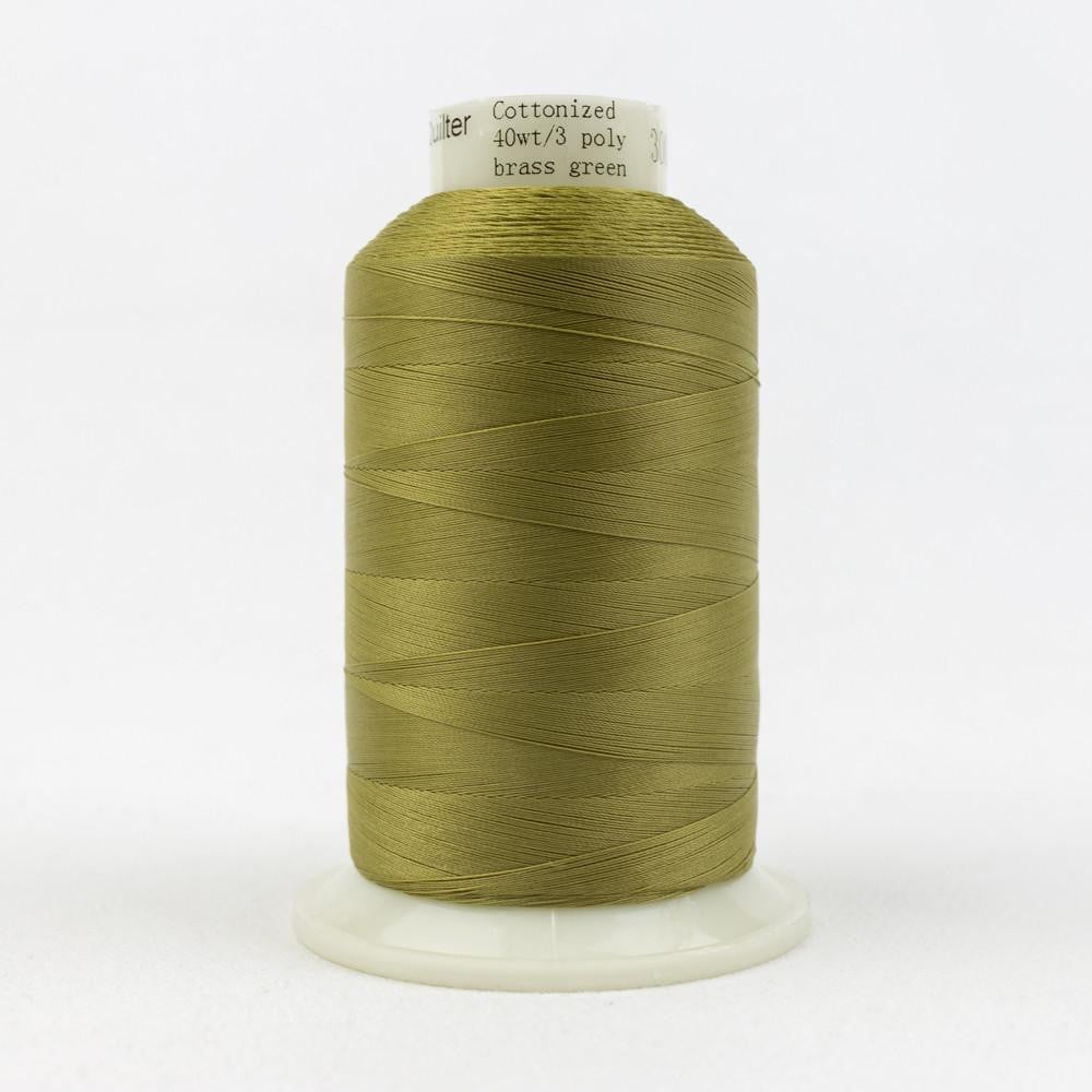 MQ27 - Master Quilter™ 40wt All Purpose Brass Green Polyester Thread WonderFil
