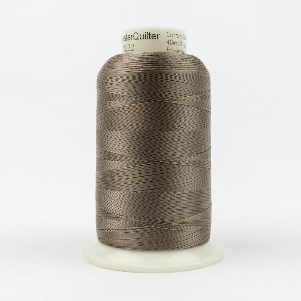 MQ32 - Master Quilter™ 40wt All Purpose Brown Grey Polyester Thread WonderFil