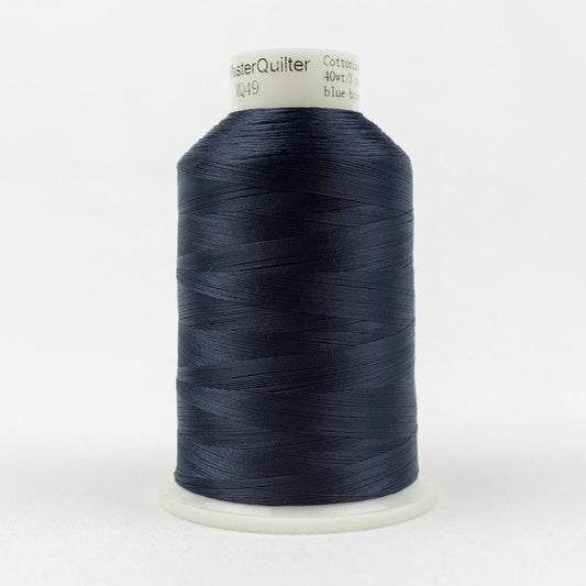 MQ49 - Master Quilter™ 40wt All Purpose Blue Brown Polyester Thread WonderFil