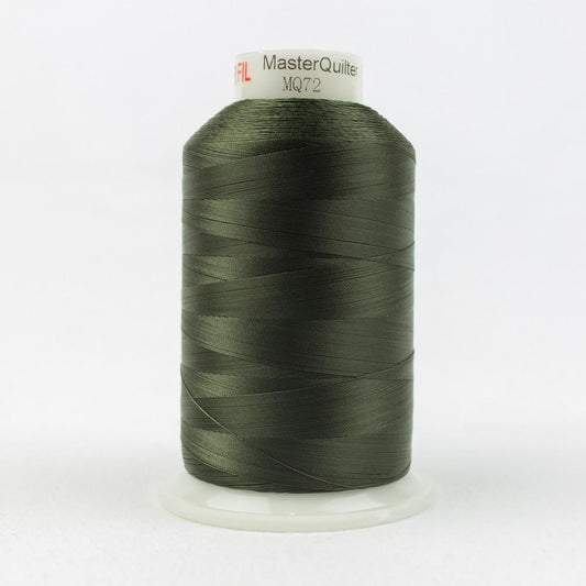 MQ72 - Master Quilter™ All Purpose Blackish Green Polyester Thread WonderFil