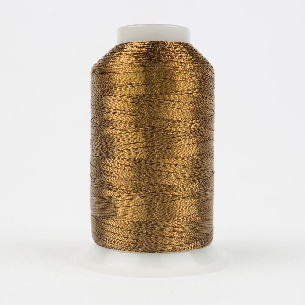MT7723 - Spotlite™ 40wt Metallic Soft Brown Thread WonderFil