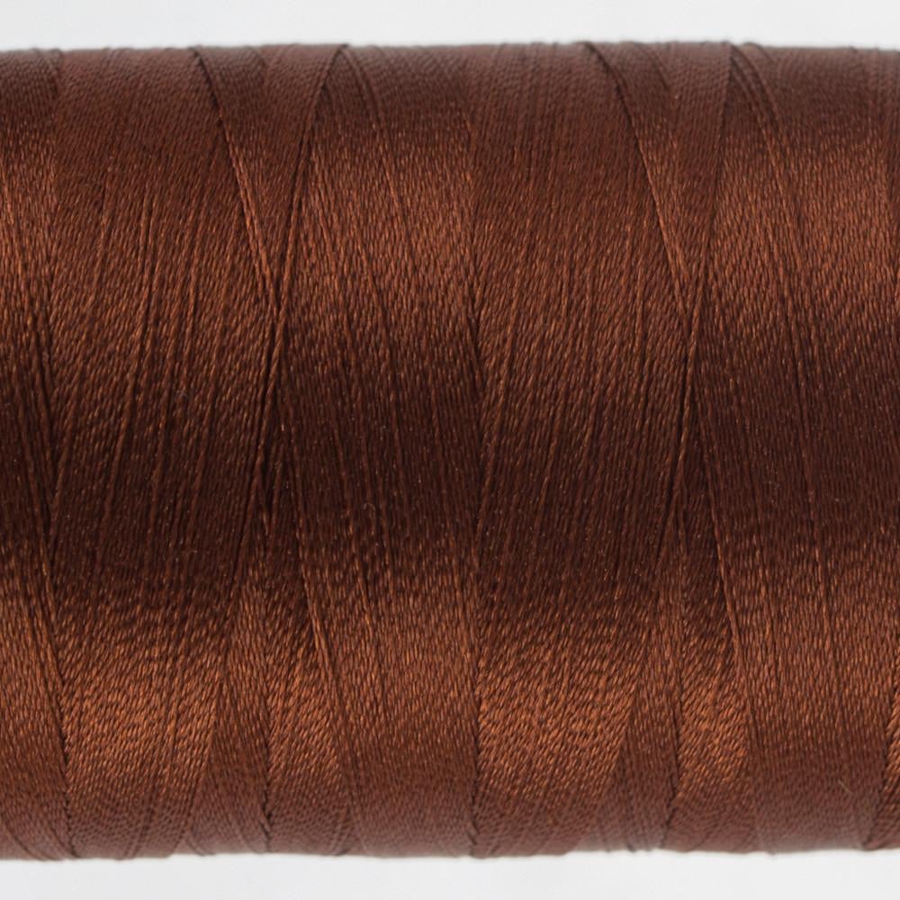P4333 - Polyfast™ 40wt Trilobal Polyester Dark Copper Brown Thread\ WonderFil