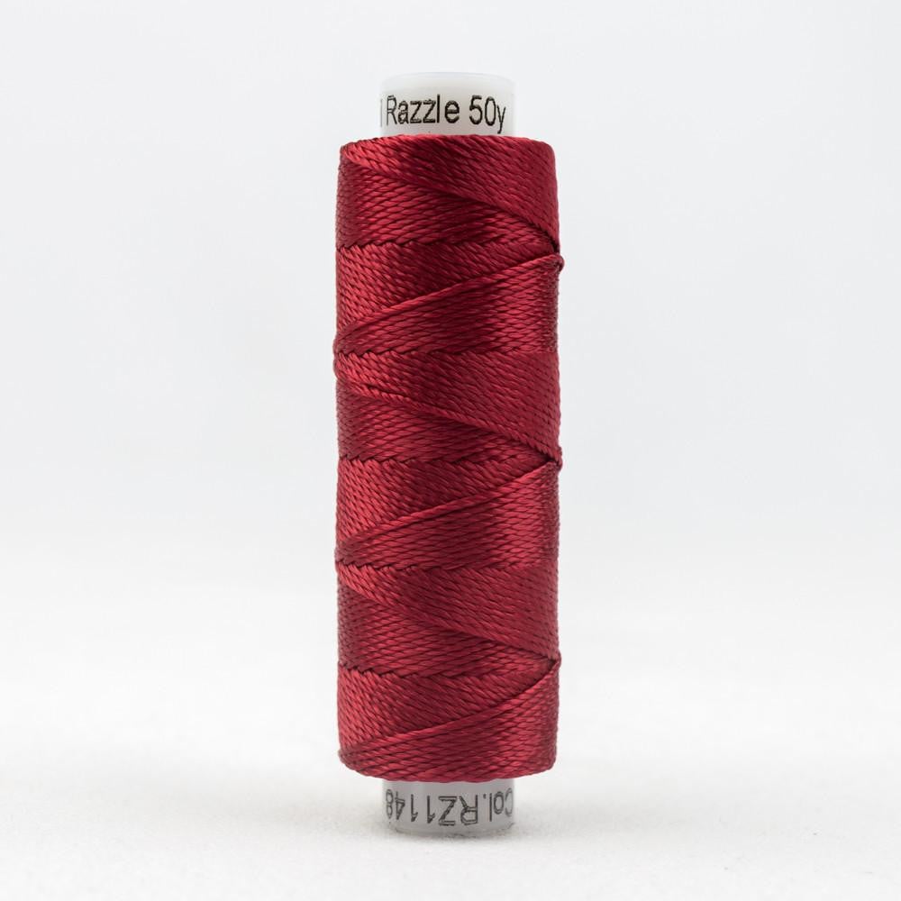 SSRZ1148 - Razzle™ 8wt Rayon Tango Red Thread WonderFil