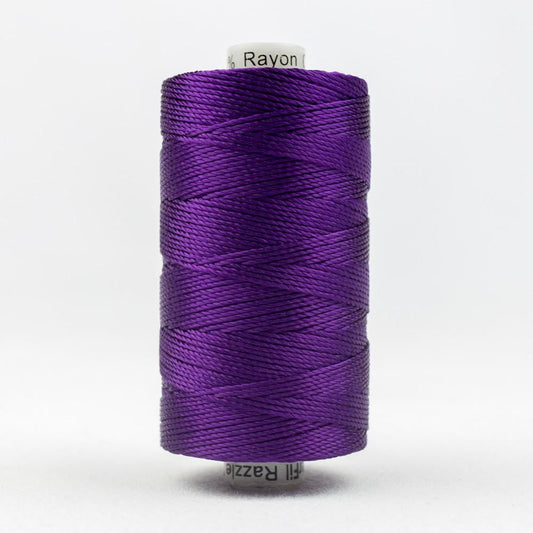 RZ124 - Razzle™ 8wt Rayon Purple Thread WonderFil