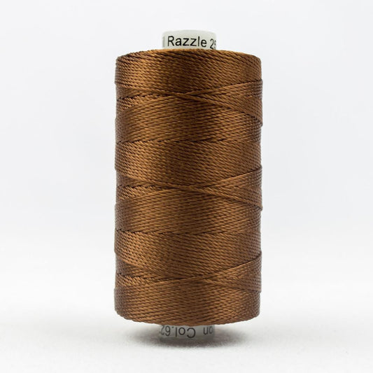 RZ6230 - Razzle™ 8wt Rayon Nutmeg Thread WonderFil
