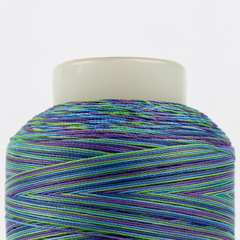 SCM17 - Silco™ 35wt Cotton Purple Blue Green Thread WonderFil