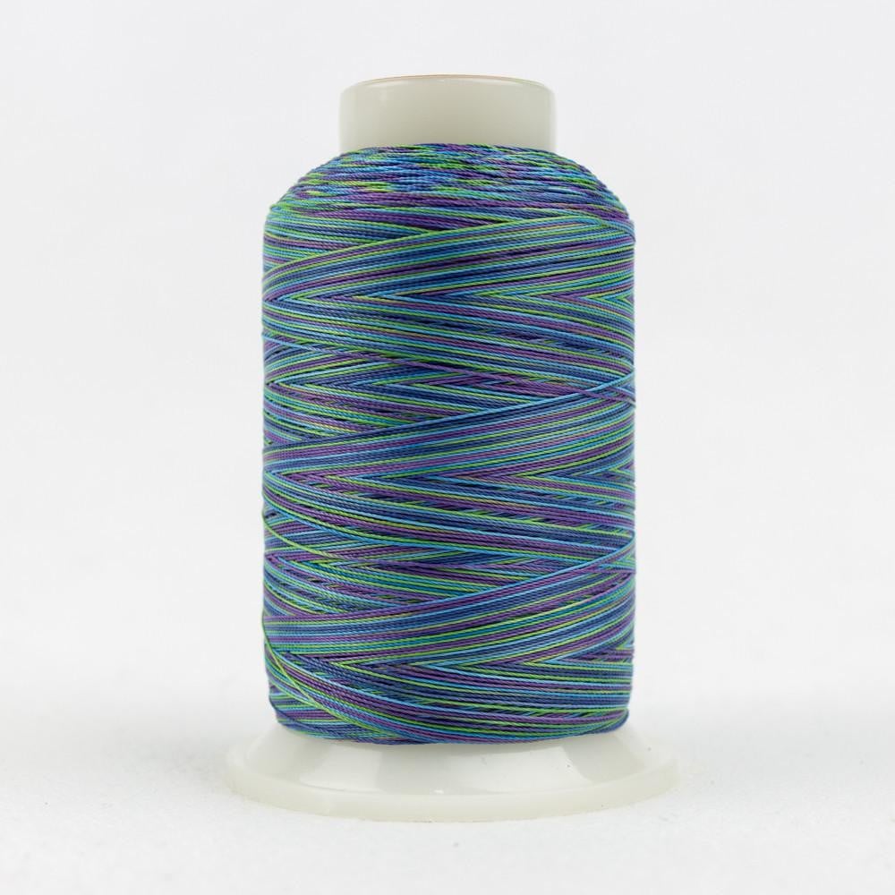 SCM17 - Silco™ 35wt Cotton Purple Blue Green Thread WonderFil
