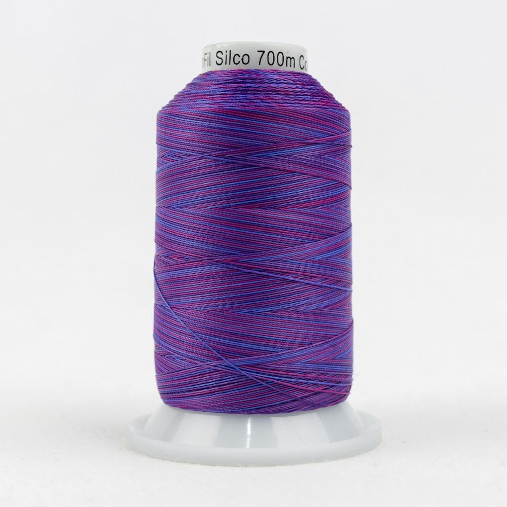 SCM19 - Silco™ 35wt Cotton Purple Blue Red Thread WonderFil