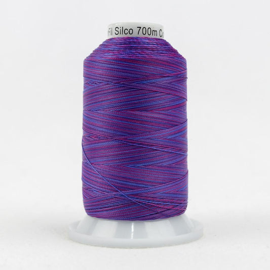 SCM19 - Silco™ 35wt Cotton Purple Blue Red Thread WonderFil
