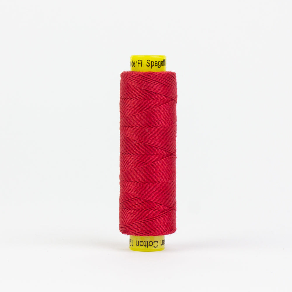 SP01 - Spagetti™ 12wt Egyptian cotton Bright Warm Red thread WonderFil