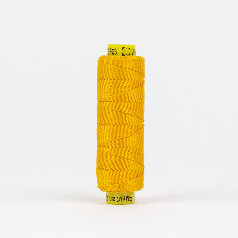 SP03 - Spagetti™ 12wt Egyptian Cotton Golden Yellow Thread WonderFil