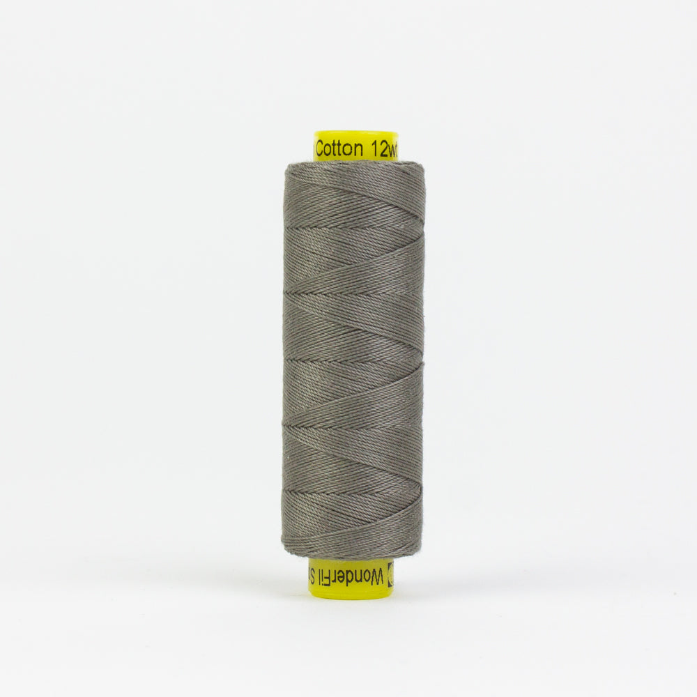 SP19 - Spagetti™ 12wt Egyptian Cotton Medium Taupe Grey Thread WonderFil