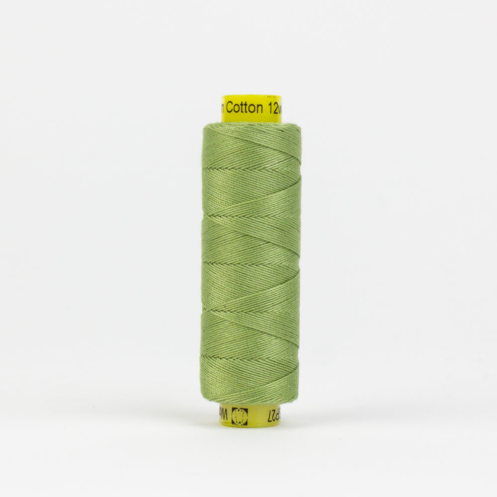SP27 - Spagetti 12wt Egyptian Cotton Soft Green Thread - WonderFil
