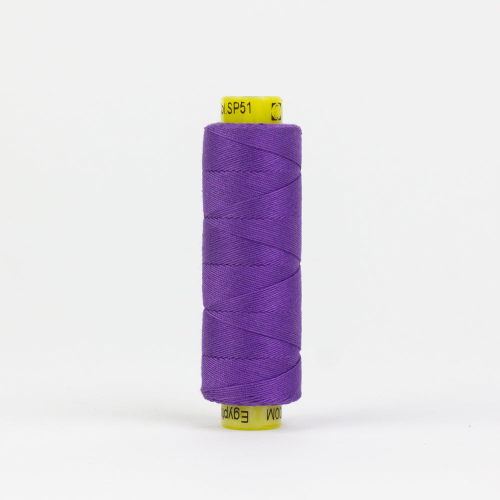 SP51 - Spagetti™ 12wt Egyptian Cotton Purple Pansy Thread WonderFil