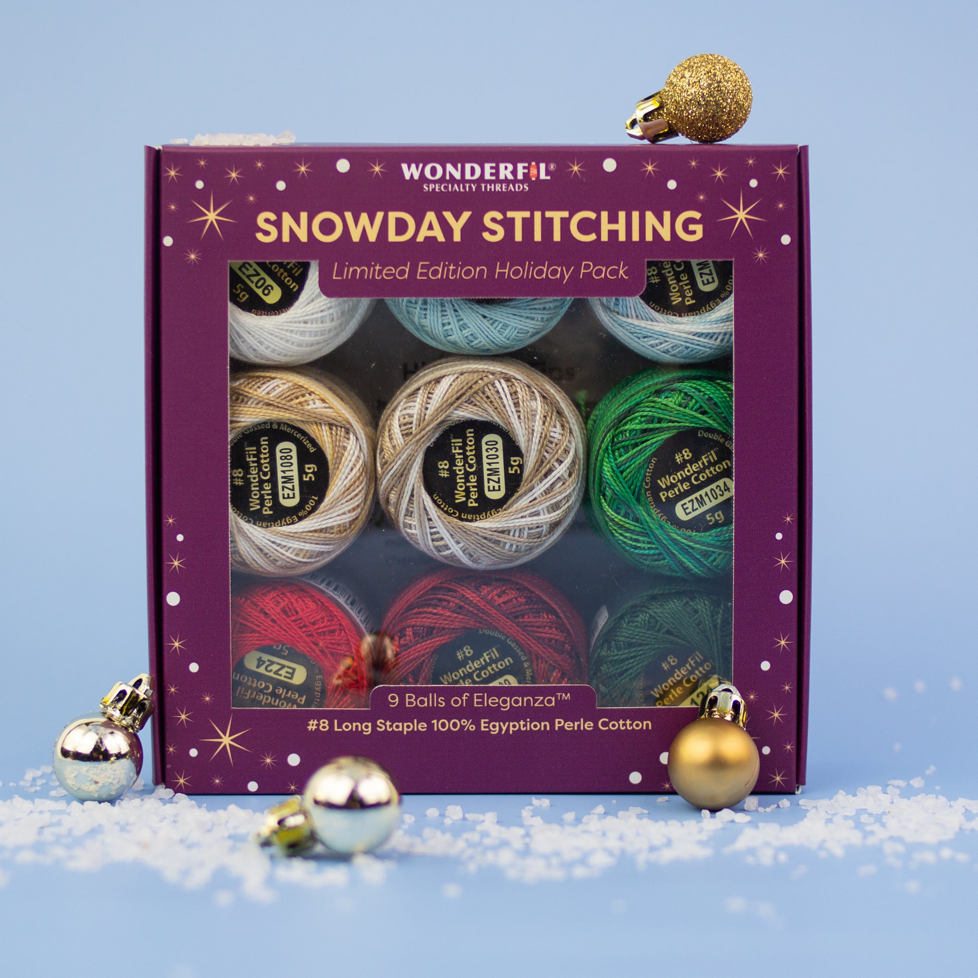 Snowday Stitching WonderFil Europe